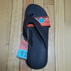 Flojos Black Sandals Size 12 Brand New
